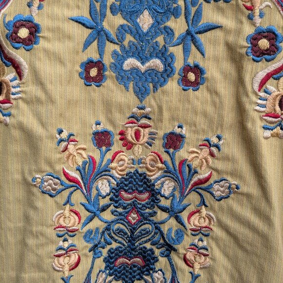 Spirit by Coldwater Creek Women's Size 12 Jacket Heavily Embroidered Hook Closur - Picture 4 of 5